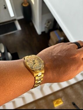 Invicta Gold Tone Men's Dive Watch